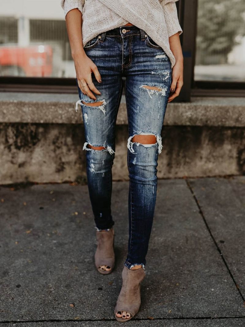 Dżinsy Damskie Skinny Denim