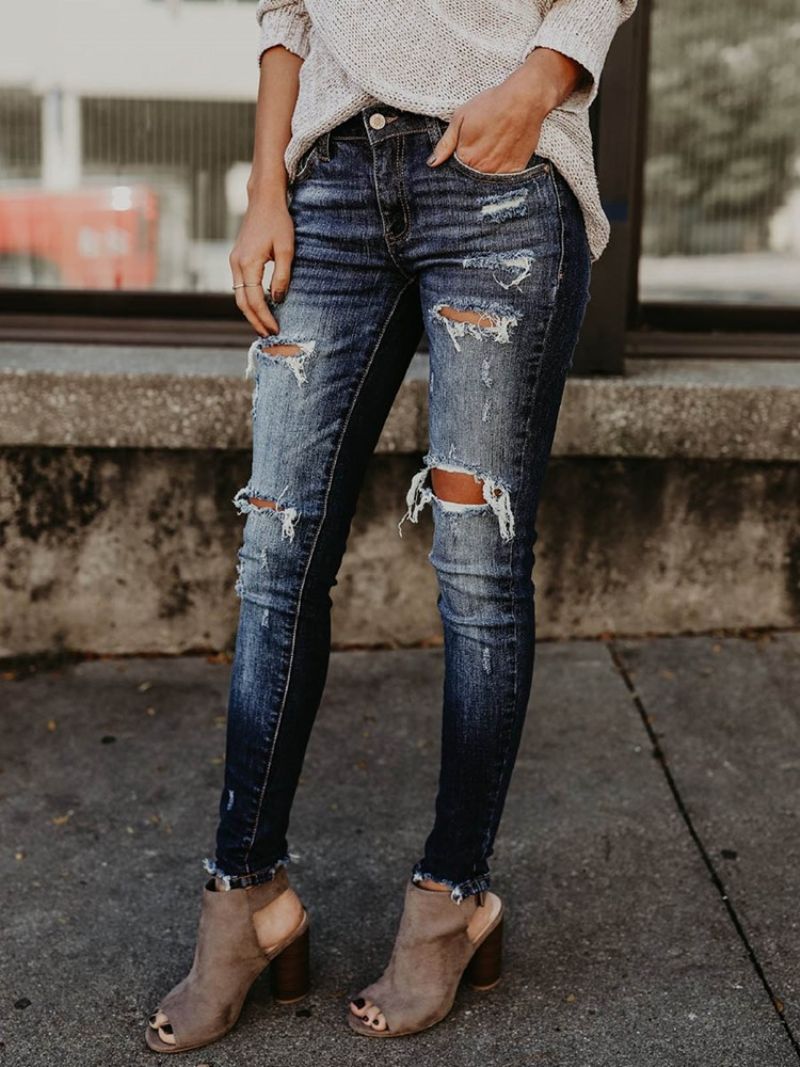 Dżinsy Damskie Skinny Denim