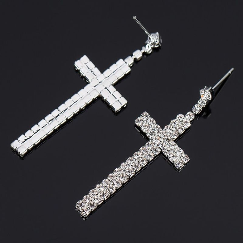 Kolczyki Rhinestone Diamante Romantic Party Prom