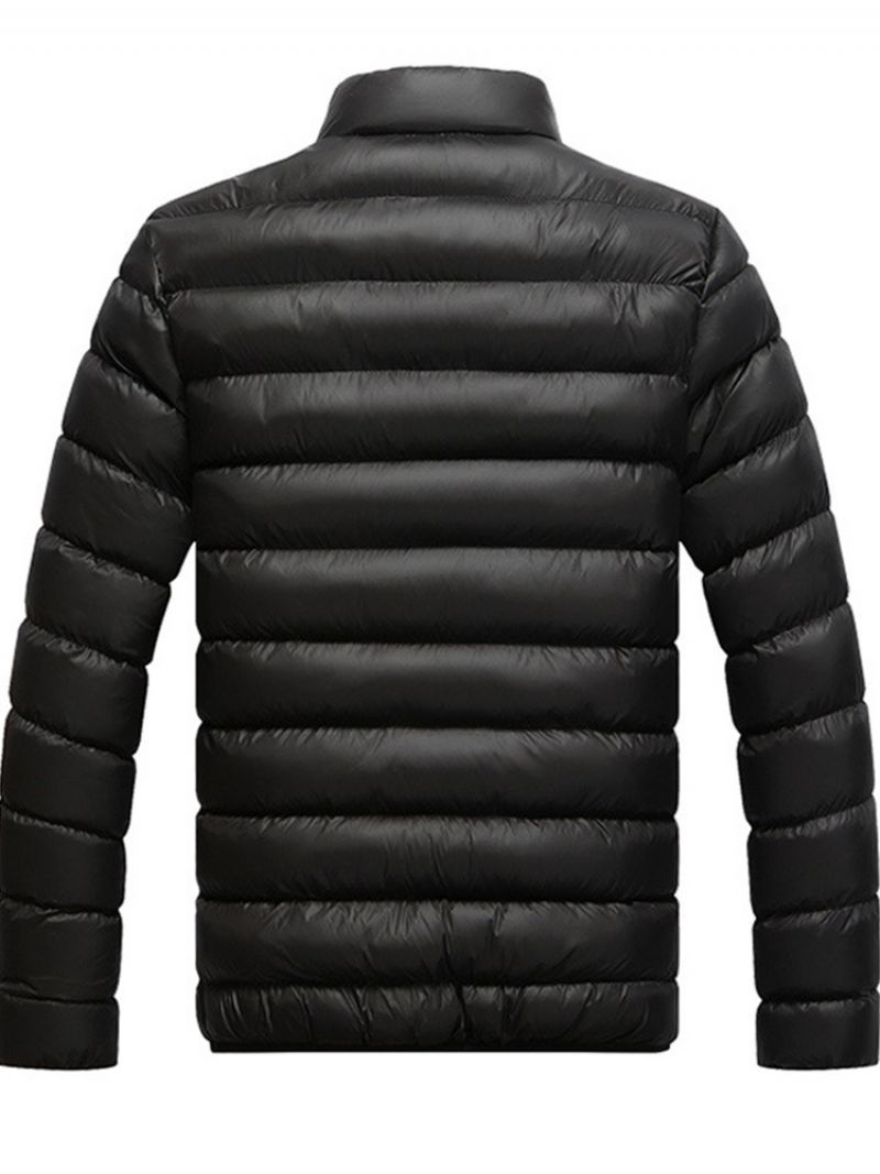 Zipper Stand Collar Standardowy Zamek Błyskawiczny Casual Down Jacket