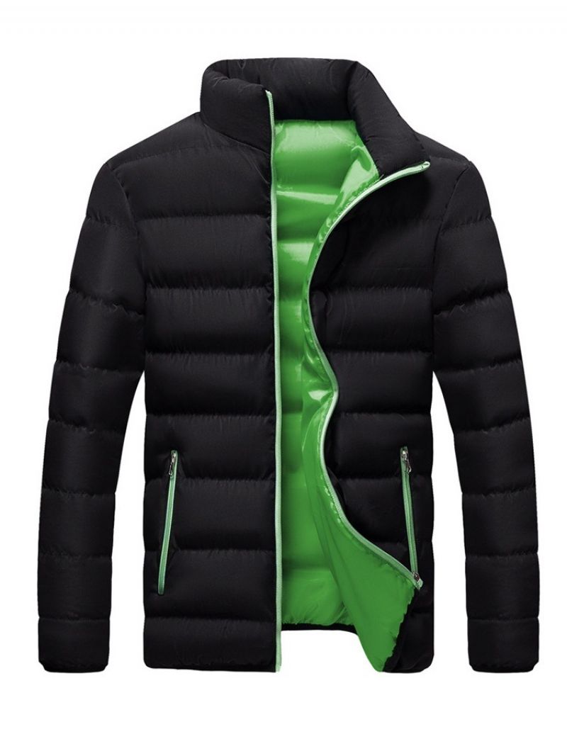 Zwykły Standardowy Zamek Błyskawiczny Casual Down Jacket