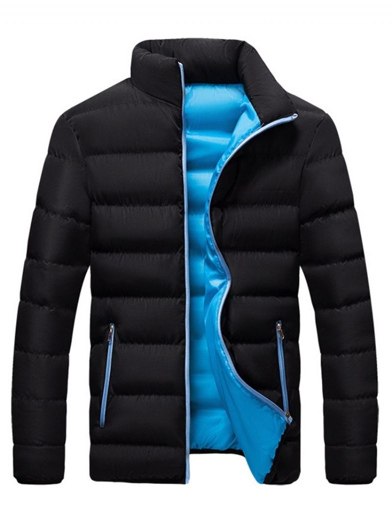 Zwykły Standardowy Zamek Błyskawiczny Casual Down Jacket