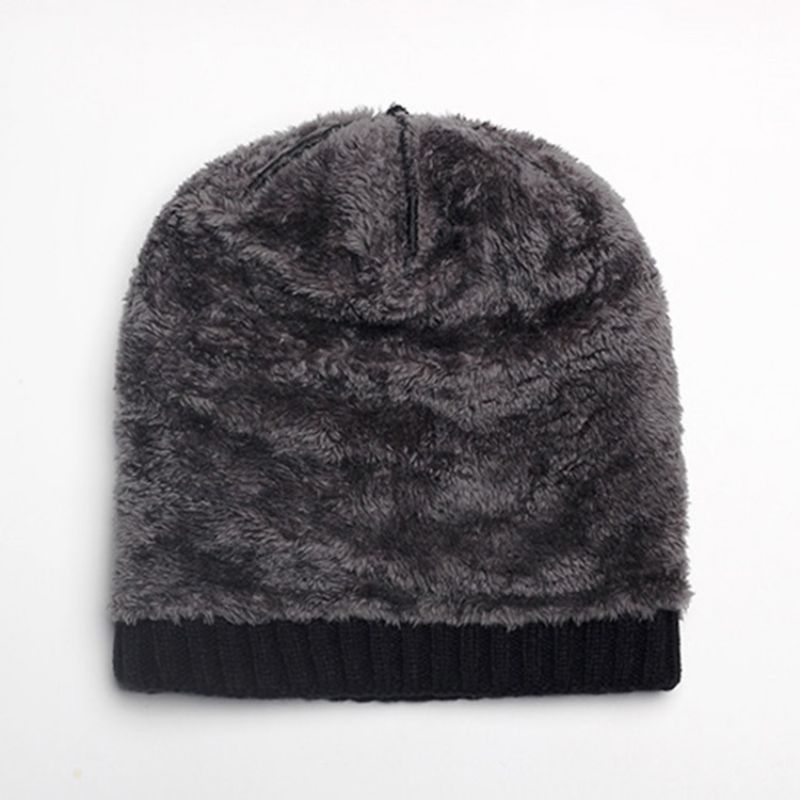 Ciepła Czapka Beanie Plain Brimless Hat