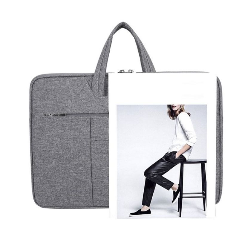 Poliester Plain Office Tote Bag Torby Na Laptopa