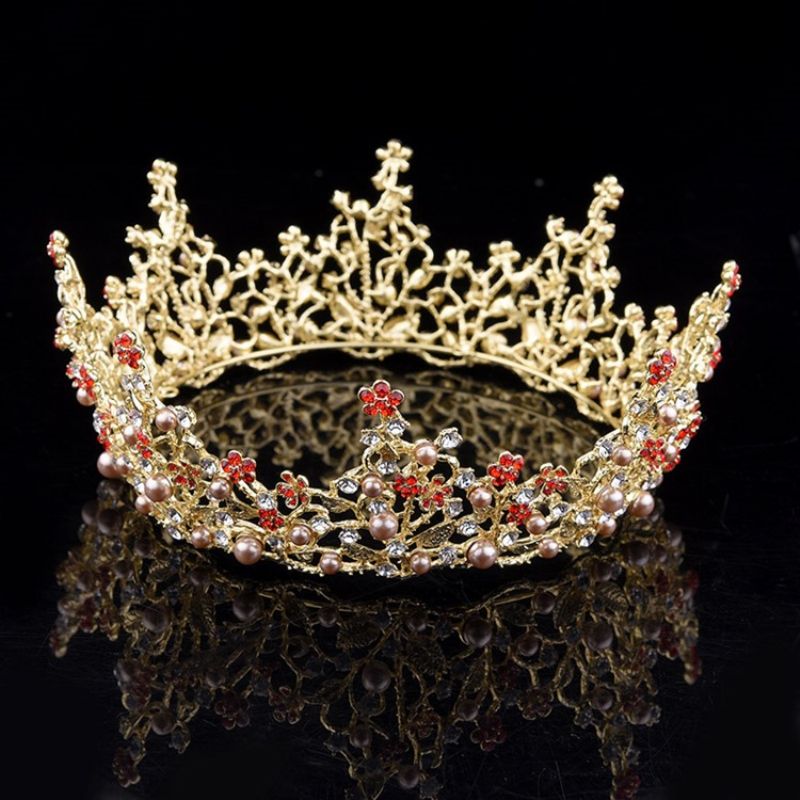 Ślubne Perły Tiara Akcesoria Do Włosów