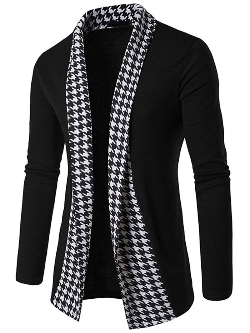 Sweter Męski Vogue Houndstooth Patchwork