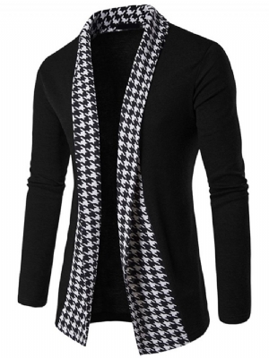 Sweter Męski Vogue Houndstooth Patchwork