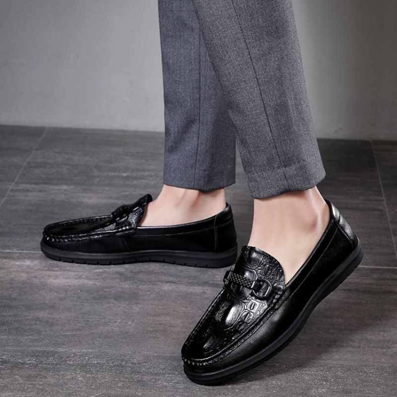 Pu Slip-On Low-Cut Górne Męskie Buty Na Co Dzień