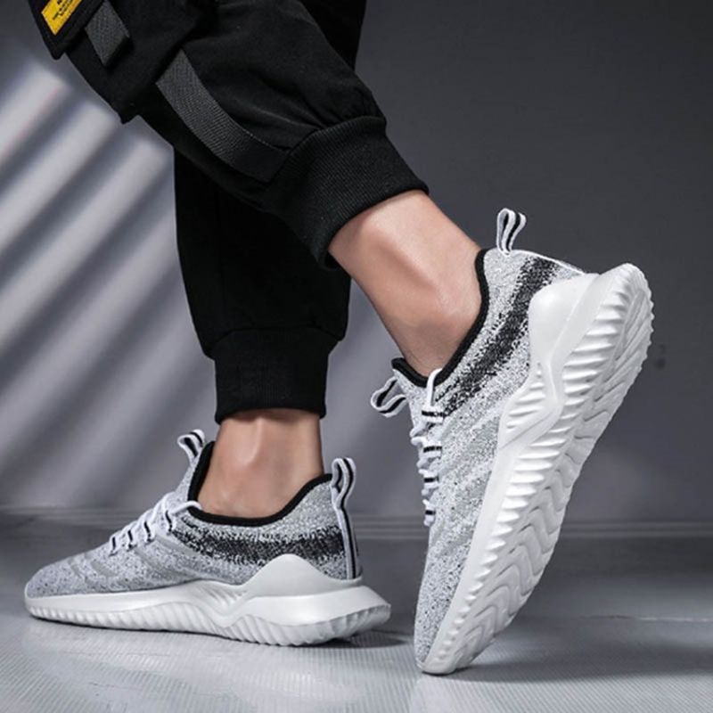 Flyknit Low-Cut Górne Sznurowane Trampki Męskie