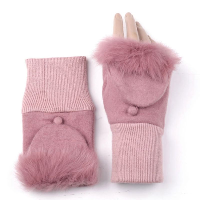 Winter Keep Warm Flip Lady Gloves