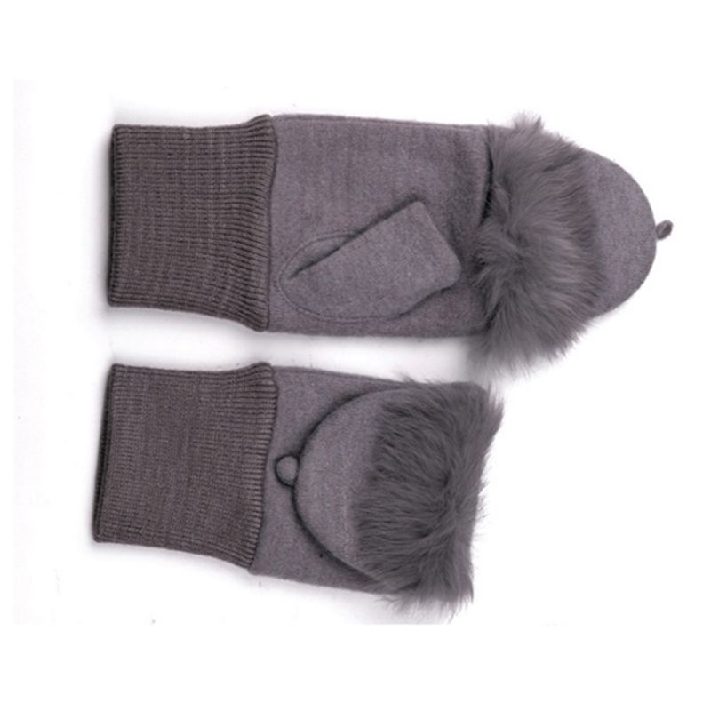 Winter Keep Warm Flip Lady Gloves