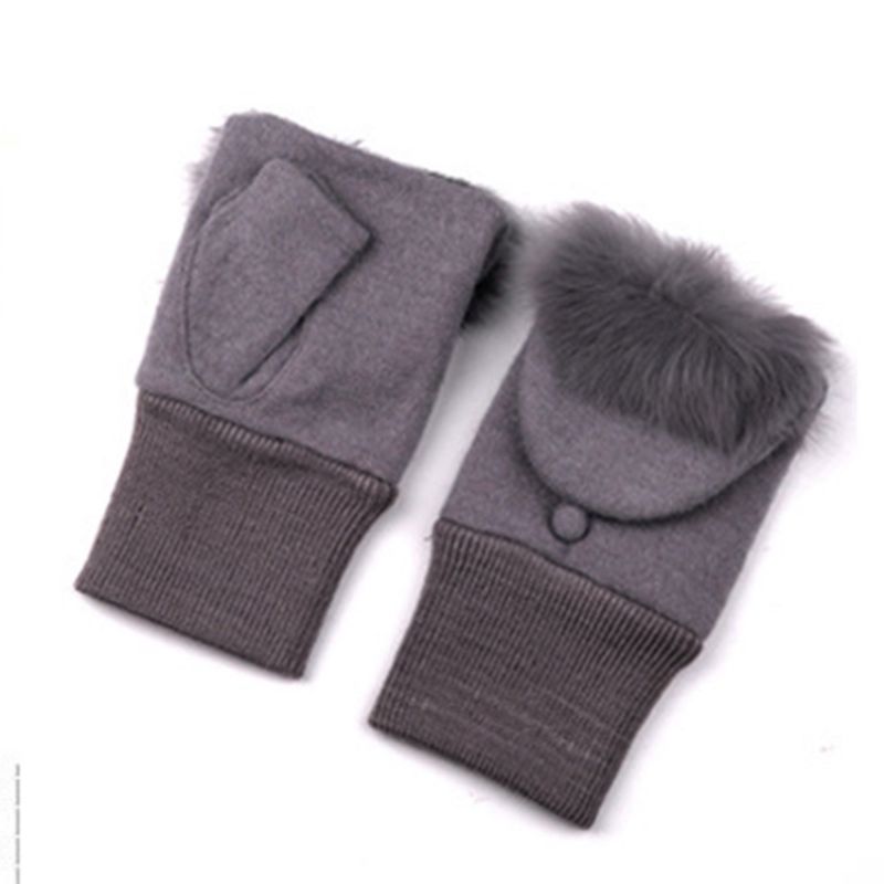 Winter Keep Warm Flip Lady Gloves