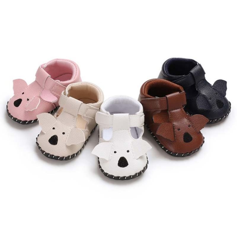 Pu Velcro Cartoon Maluch Buty