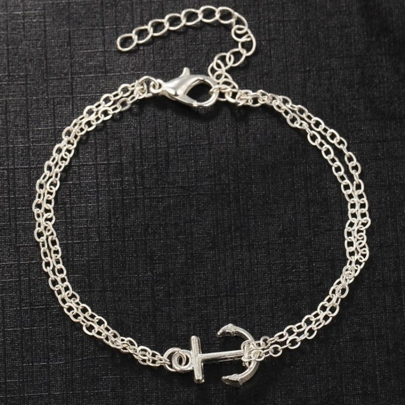 Exquisite Anchor Beach Anklet Kobiet