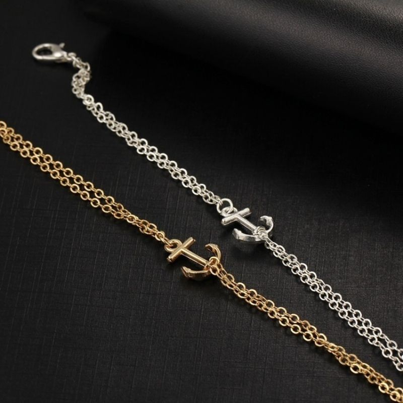 Exquisite Anchor Beach Anklet Kobiet