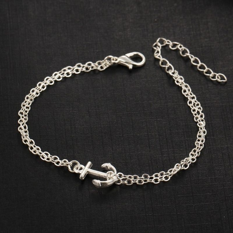 Exquisite Anchor Beach Anklet Kobiet