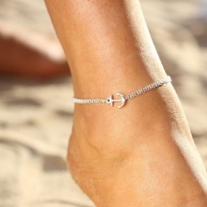 Exquisite Anchor Beach Anklet Kobiet