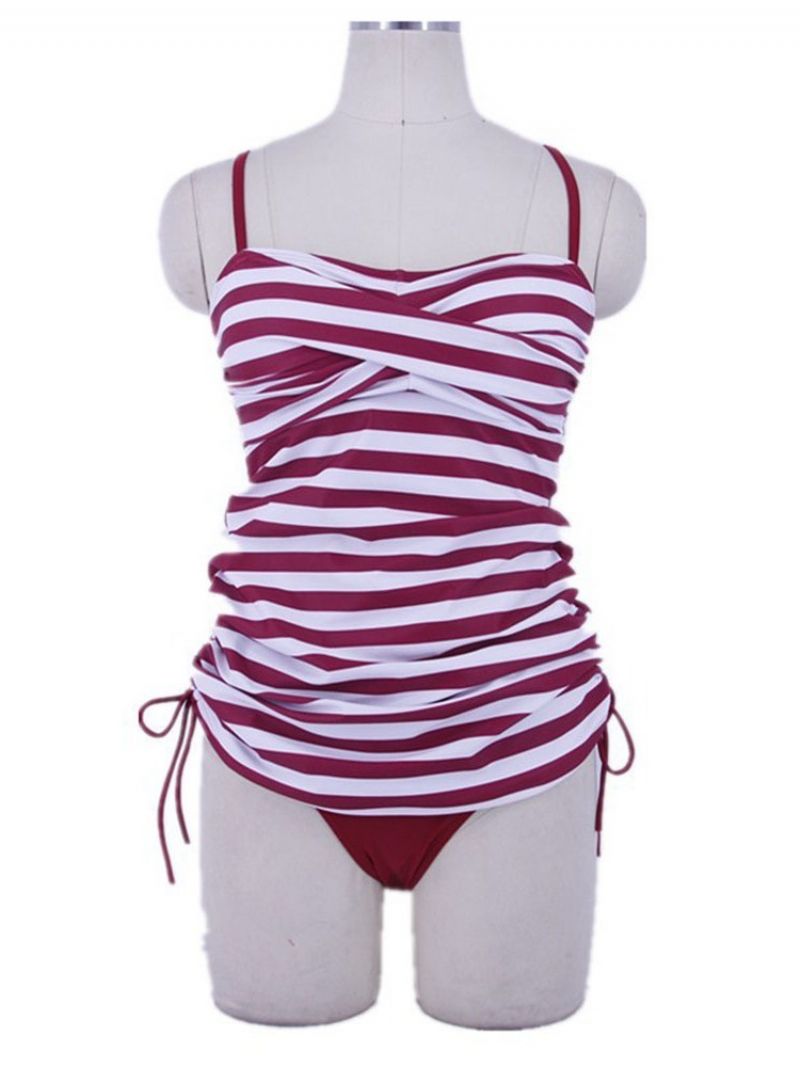 Tankini Damskie W Paski W Kropki