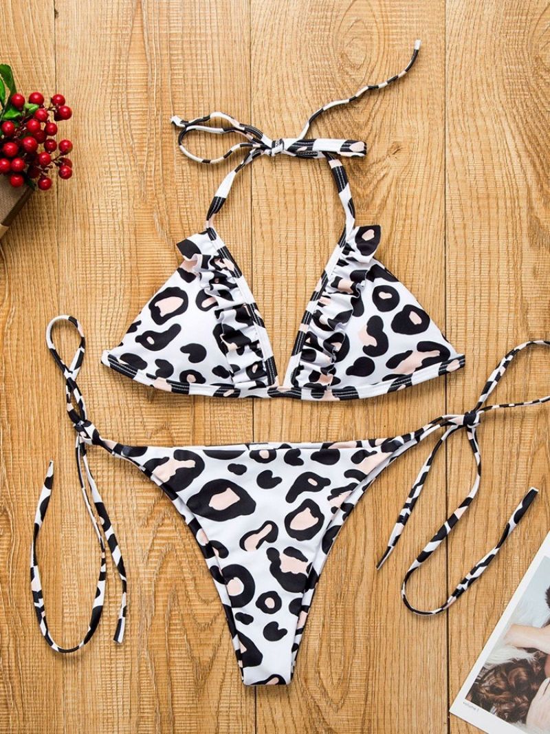 Zestaw Bikini Leopard Beach Look