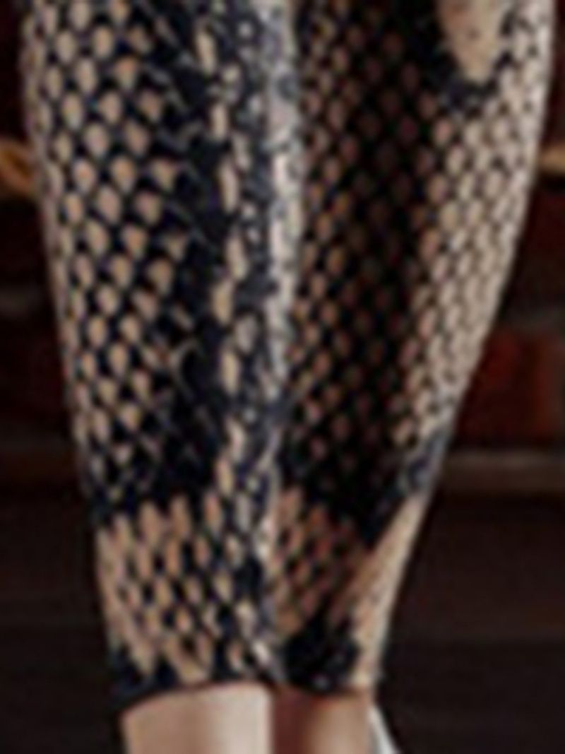 3D Snakeskin Pattern Print Damskie Legginsy Do Jogi Spodnie Do Jogi Legginsy Tiktok Z Wysokim Stanem