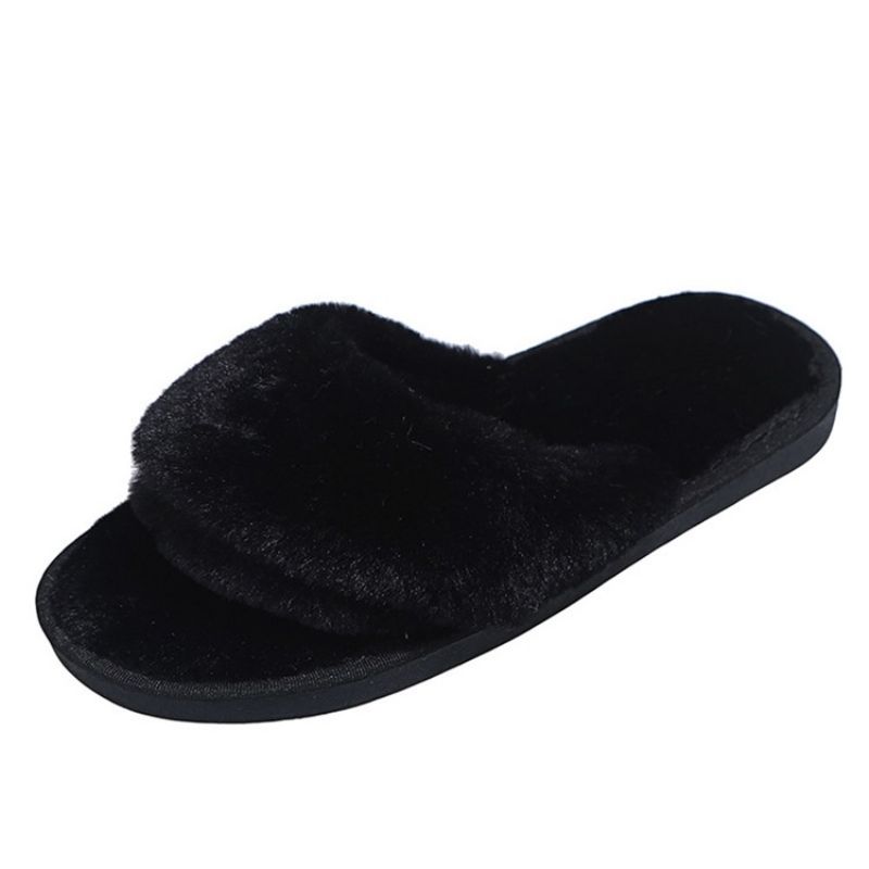 Flip Flop Slip-On Flat Ze Zwykłymi Kapciami