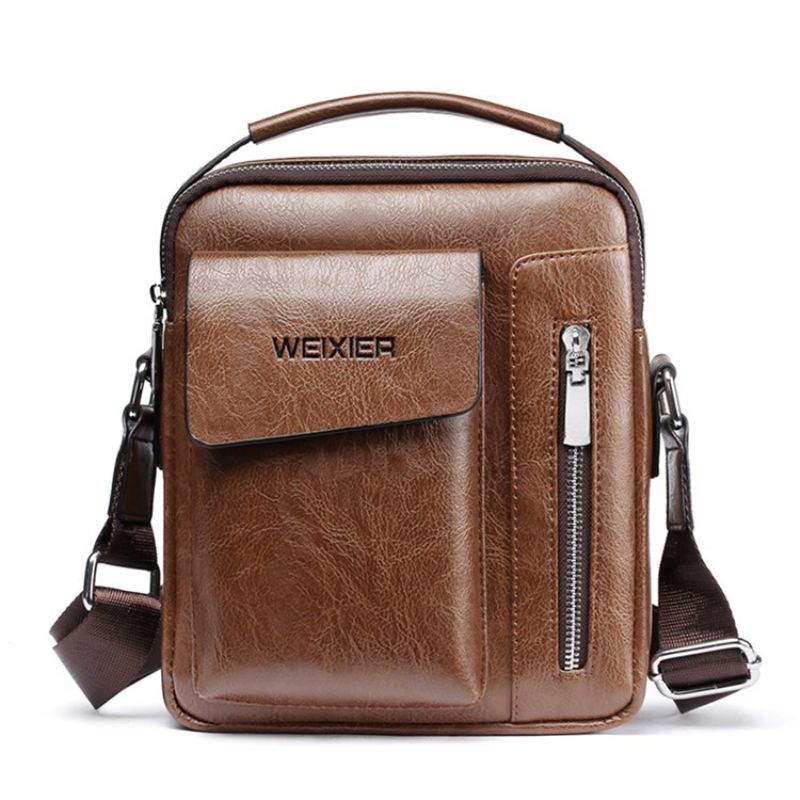 Zwykłe Europejskie Kwadratowe Torby Crossbody Z Pu