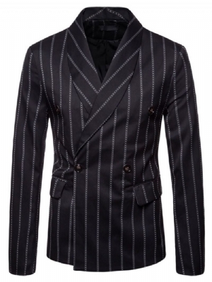 Drukuj Casual Stripe Leisure Blazer