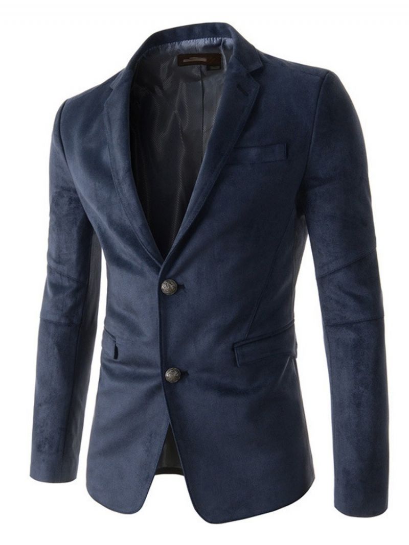 Plain Slim Pocket Leisure Blazer