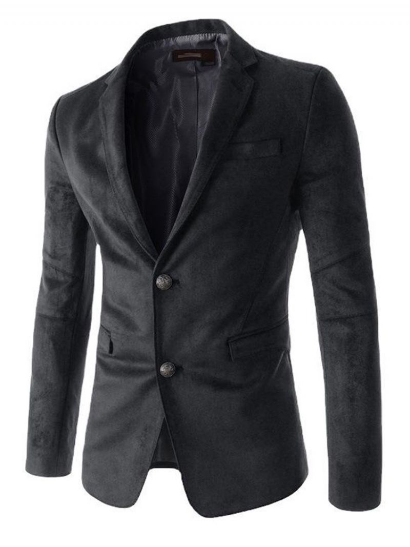 Plain Slim Pocket Leisure Blazer