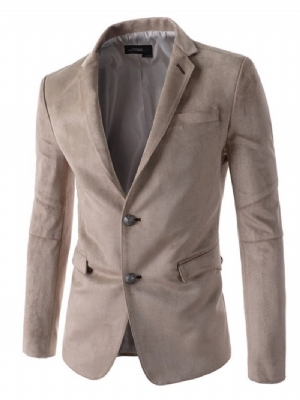 Plain Slim Pocket Leisure Blazer