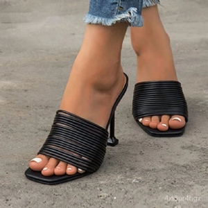 Stiletto Heel Flip Flop Thread Casual Kapcie