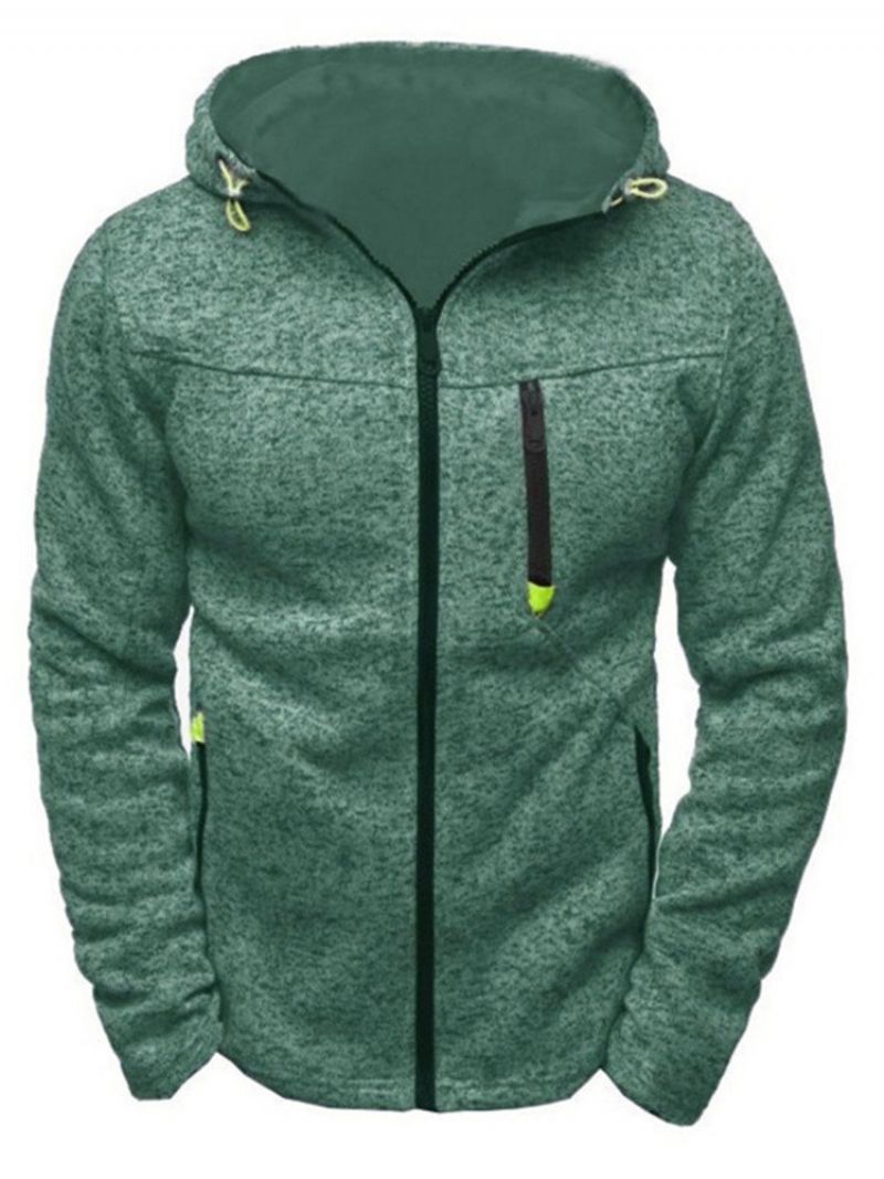 Sweter Rozpinany Z Kapturem Slim Hoodie