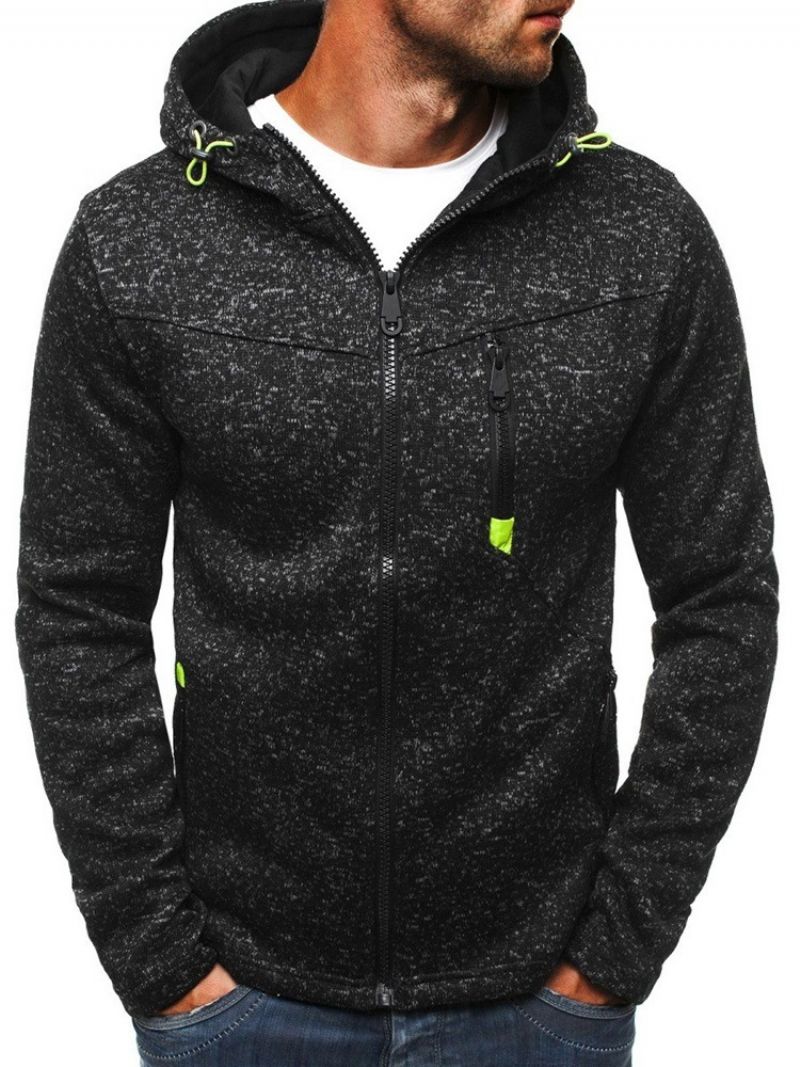 Sweter Rozpinany Z Kapturem Slim Hoodie