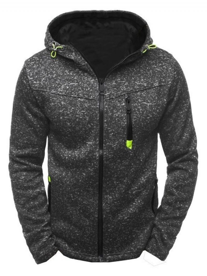 Sweter Rozpinany Z Kapturem Slim Hoodie