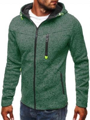 Sweter Rozpinany Z Kapturem Slim Hoodie