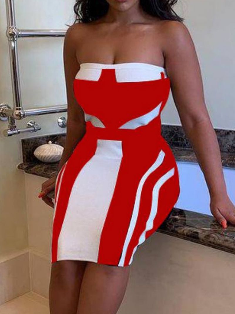 Sukienka Bodycon Do Kolan Bez Rękawów