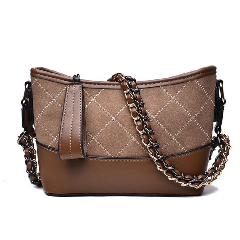 Damska Torba Crossbody Z Zamkiem W Kształcie Lufy