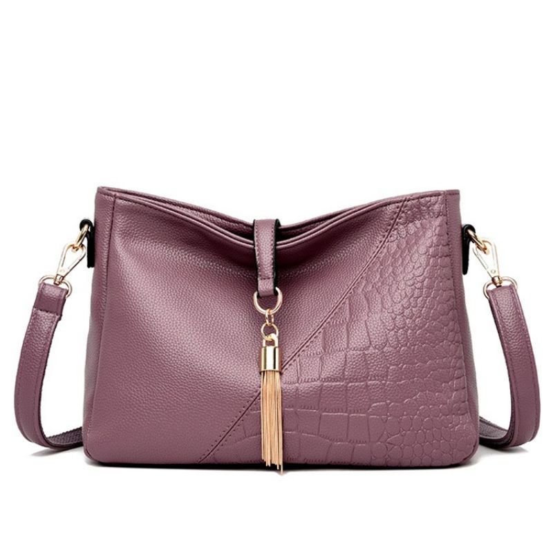 Damskie Torebki Crossbody Z Wytłoczonym Aligatorem Z Pu