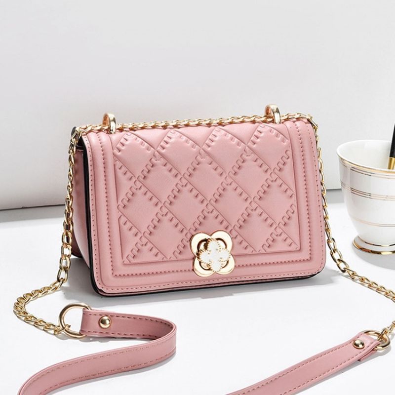 Torby Crossbody Pu W Kształcie Prostokąta Z Łańcuszkiem