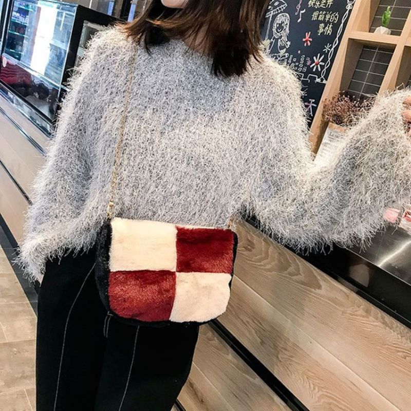 Torebki Crossbody Z Kolorowymi Blokami