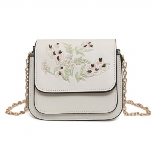 Wielowarstwowa Torba Crossbody Z Haftem All Match